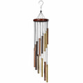 Campana de Viento de Tubos Metálicos para Exterior en Dorado y Cobre
