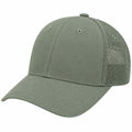 Gorra Trucker Verde Oliva Ajustable con Malla