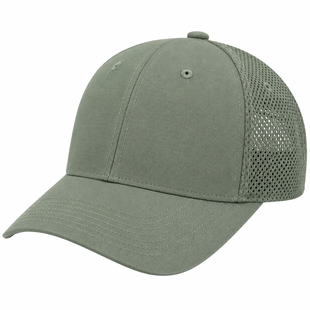 Gorra Trucker Verde Oliva Ajustable con Malla