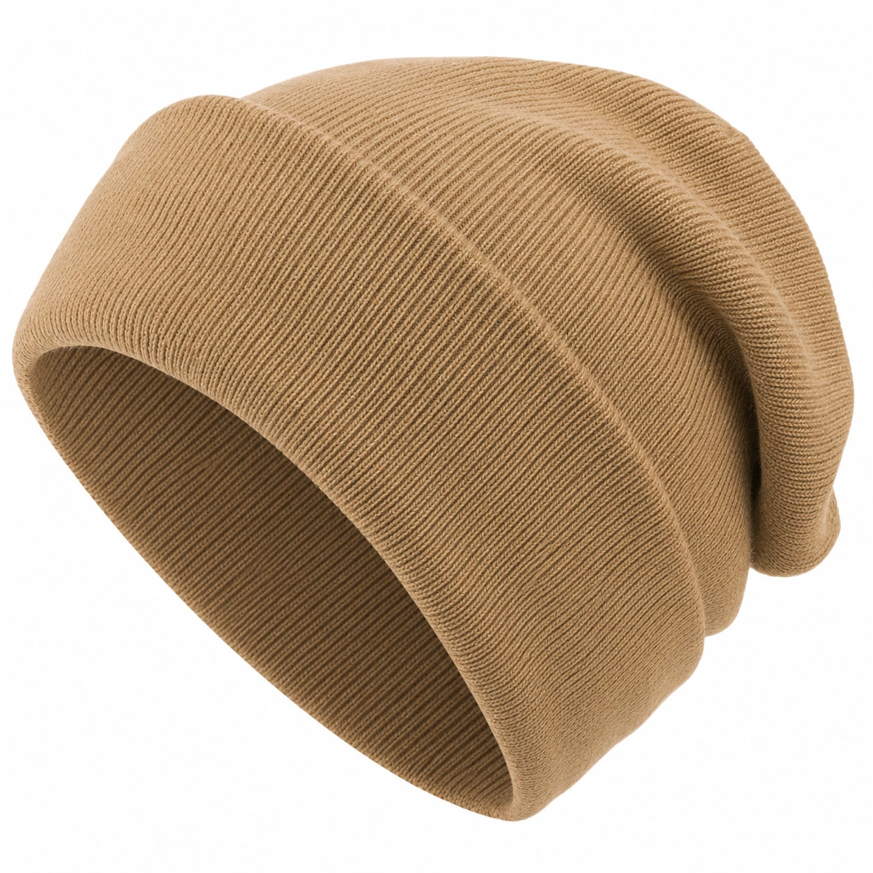 Gorro de Punto Beige para Invierno