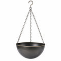 Macetero Colgante de Metal Negro Bronce, 25 cm