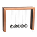 Péndulo de Newton de Mesa Decorativo en Cobre y Plateado
