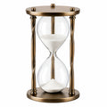 Reloj de Arena Decorativo con Arena Blanca, 60 Minutos